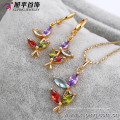 62510-Xuping Costume Jewelry Hot Item Promotion Ensemble de bijoux en or